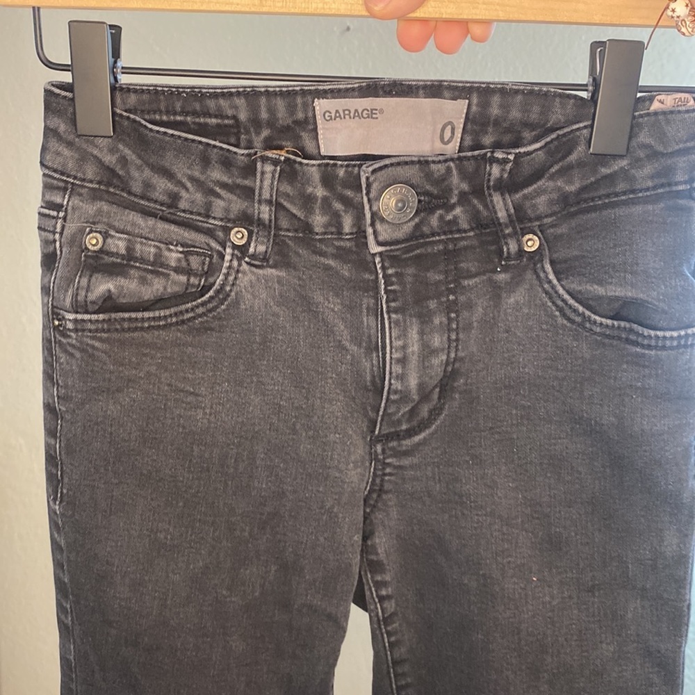 Garage ripped skinny jeans